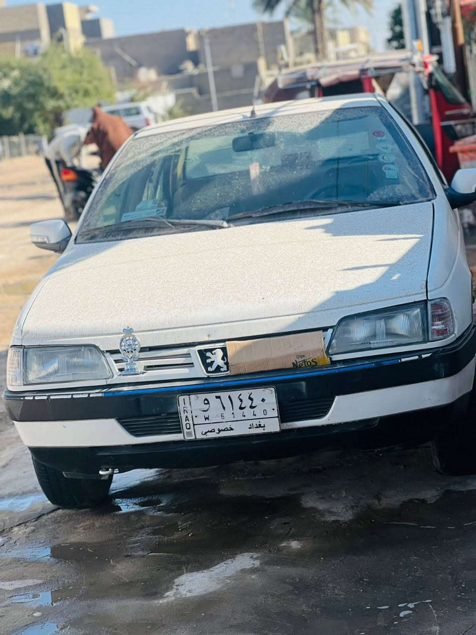 سلام عليكم من رخصت الادمن سياره بيجو 405 للبيع كفاله عامه خير من الله تبريد شغال حداديه جديده باتري جديد تخم تاير كفاله عامه سعر 38 وبيه مجال قليل مكاني بابل رقم ‏‪***********‬‏
