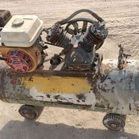 كمبريسر ١٠٠لتر • شغال • تايرات ملحومة ٤مم