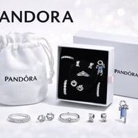 طلعلي بالامزون بكج فضة ايطالي 6 قطع من ماركة بندورا الإيطالية مختم اسم...