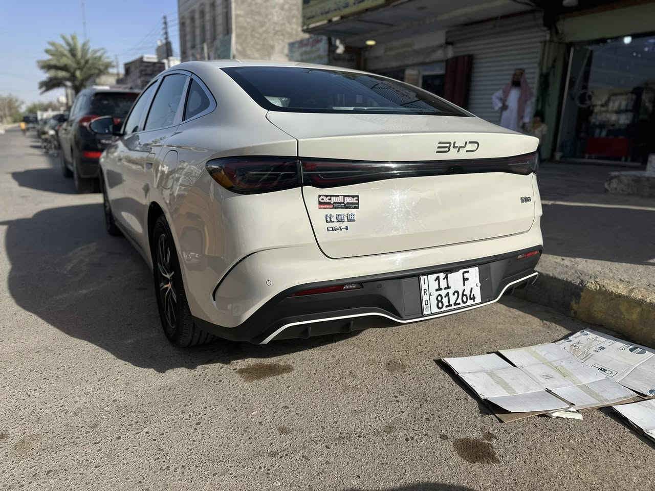 byd Seal06  
الموديل : 2025
اللون : ابيض غير محدد 
الرقم : بغداد
الممشى : 19000 
البطارية : 80 كيلو بالشحنة الواحدة
الكاميرات : عدد 5 / 360 درجه 
الداخل : ابيض + كشن كهربائي 
قمارة حديد 
السياره محدثه + يوجد بها جميع البرامج + شاشة كبيرة قلاب + حساسات + قطعتين تبريد + 4 منافذ usb + فول تحكم ستيرن 
السعر (( 24٫500)) وبيها مجال قليل 
مكان السياره بغداد / ابو غريب 
***********
