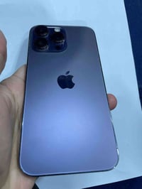 آيفون 14 برو ماكس لون بنفسجي الجهاز وتر بروف كامل ممفتوح وع فحص وين مت...