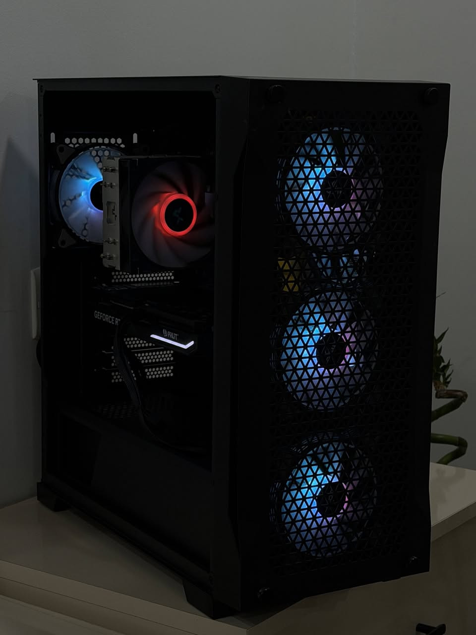 السلام عليكم 
تجميعه للبيع كيس فقط ..
نظافه عاليه جدا واداء ممتاز..

r7 5700x3d
b550 aorus 
Rtx 4070 12gb palit x2
ram 2x8 16gb 3200mhz
m.2 512gb 
cooler deepcool ag400
p.s 750 watt +80 
case gamedias 6fan argb
...
السعر مليون و590 الف 
متوفر توصيل


**إذا كنت صاحب هذا الإعلان وتريد حذفه لأي سبب، رجاءا أرسل رسالة إلى الدعم الفني**