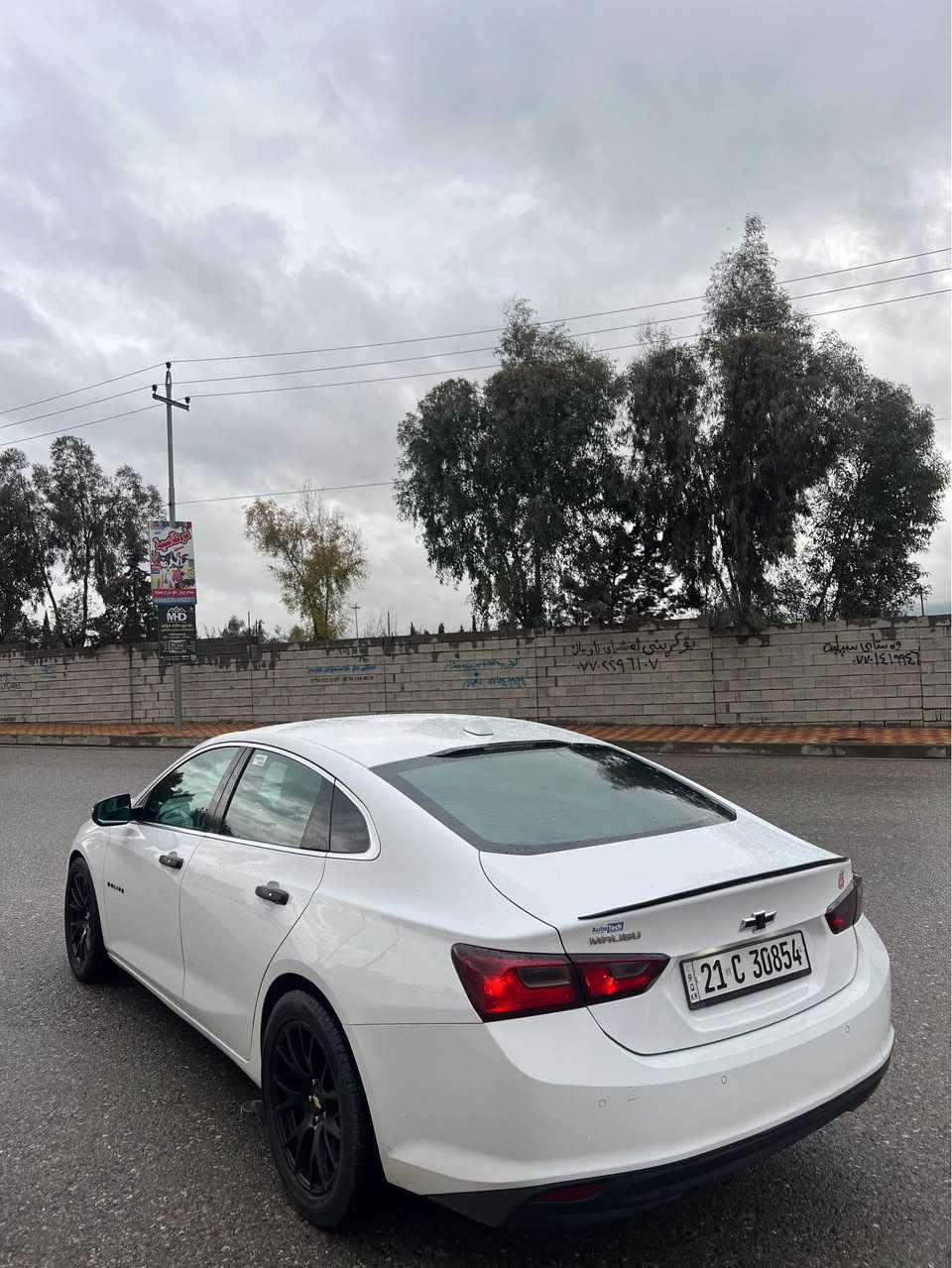 مالیبو ٢٠١٨ خه‌لیجی مه‌كینه‌ ٢.٥ 
مواسه‌فاتی Ls’ه‌
١٢٤ هه‌زار ڕۆشتوه‌و ڕۆنو هایدرۆلیكی تازا گۆڕاوه‌
جوار تایه‌ و ویلی هێڵكاتی له‌ سه‌ره‌ 
نیوه‌ی بۆنیته‌كه‌ی بۆیاخه‌و چاملغی سه‌كن روبعێكی كارته‌و چاملغی سایه‌ق سارده‌  ئێرباگی سوكان و داشبوڵی ته‌قیوه‌ تێ نه‌كراوه‌ته‌وه‌
سه‌نه‌وی به‌ سه‌ر چوه‌وه‌ غه‌رامه‌شی تیایه‌ دوای مه‌عامه‌له‌ ئه‌درێته‌وه‌ پێت
سعر :١١٤ وه‌رقه‌و مه‌عامه‌له‌
شوێن سلێمانی
ره‌قه‌م:*********** السليمانية, العراق
