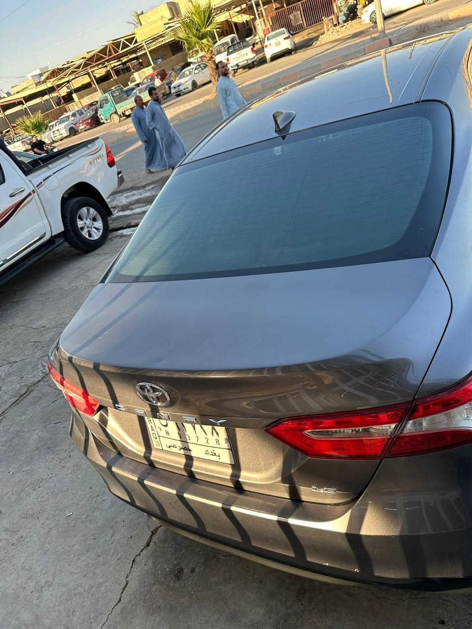 كامري 2019 LE
رقم بغداد 
الحادث موضع بل منشور 
والصبغ كذالك موضع بل منشور 
من دون قطرة دواخل شرط
المحرك و الكير شرط
صدر و تخم تايرات جديدات
الرقم ***********
السعر145 وبيها مجال
