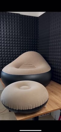 كرسي هوائي • منفاخ يدوي • مريح