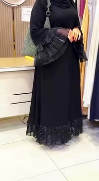 عباية • كريب وشيفون • مقاسات S-XXXL