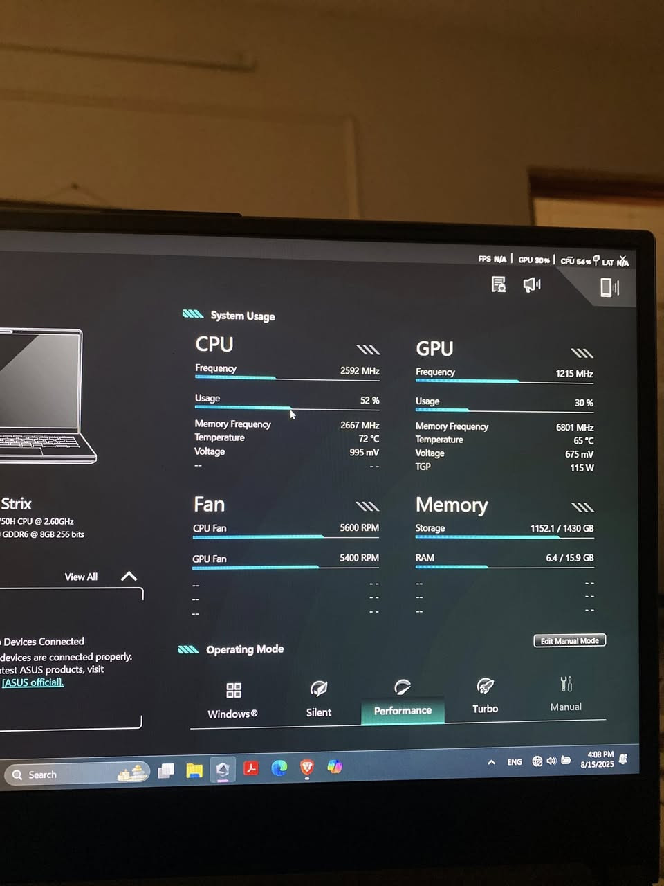 للبيع لابتوب گيمينگ قوي ونظيف جداً 🔥
ASUS ROG Strix Gaming Laptop

✅ مناسب للألعاب، التصميم، المونتاج والشغل الثقيل
✅ شكل مرتب واستعمال نظيف
✅ تبريد قوي وأداء ممتاز
✅ شاشة كبيرة وحواف نحيفة
✅ إضاءة RGB ولمسات Gaming فخمة

المواصفات:
• Intel Core i7
• كرت شاشة NVIDIA GeForce RTX
• SSD سريع مع أضافي 1 تيرا SSD يعني مجموع تيرا ونص مساحة
• كيبورد مضيء
• نظام تبريد احترافي

اللابتوب شغال بدون مشاكل والحمدلله، فحص بأي مكان 👍
السعر مليون دينار 
الموقع بغداد الشعب


**إذا كنت صاحب هذا الإعلان وتريد حذفه لأي سبب، رجاءا أرسل رسالة إلى الدعم الفني**