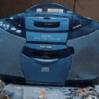 جهاز هولندي روعة التصميم جهاز ثلاثة في واحد كاسيت+قرص+راديو موجات الرا...