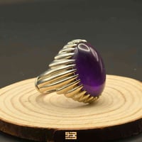 خاتم رجالي • فضة 925 • جمشت