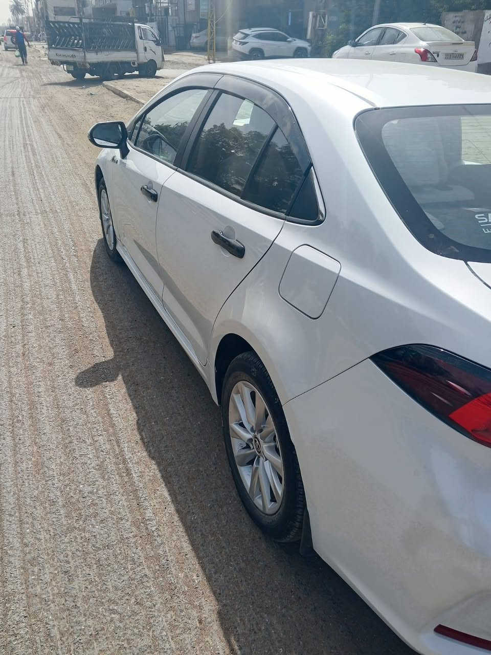 كورلا ساز موديل 2024
بيهه شوية بارد بالهلال جاملغ خلفي وبيهه صبغ شوية بالدعامية الامامية وشوية ملاحظات بسيطة حيل 
فول مواصفات للأخير فتحة بصمة شاحن لاسلكي 
ماشية ٦٠ ألف سيارة نضيفة حيل واحلى من الصور 
مكاني بغداد الدورة 
هاتف ***********
السعر ١٦٦ وبيهه مجال بسيط 
رقم أربيل هزة جديدة لشهر ٩ تريد تحويل تريد وكالة
