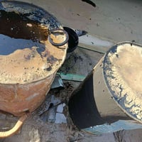 برميلين نفط اسود للبيع سعر البرميل 80 الف  07813959079