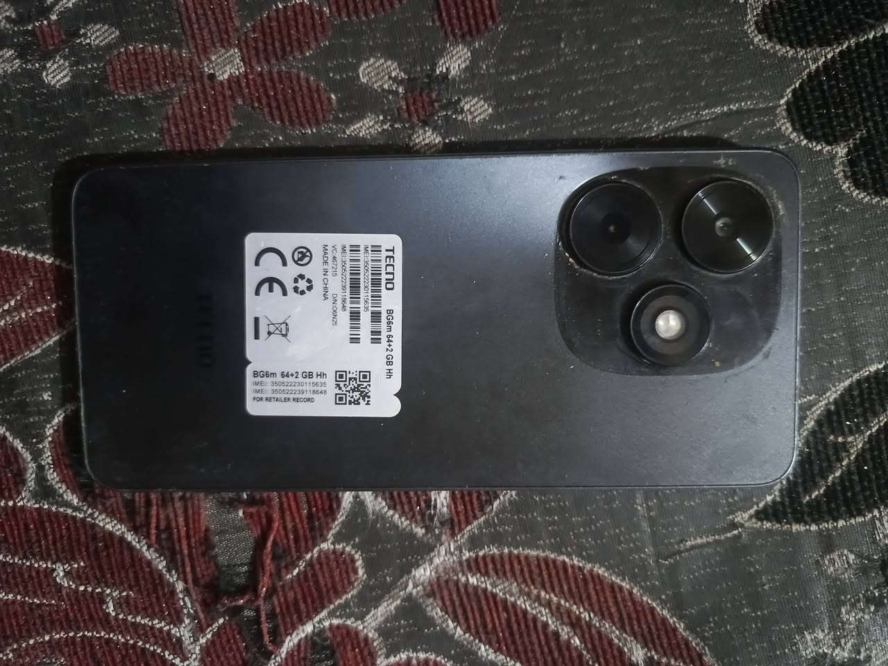 السلام عليكم
موبايل تكنو سبارك GO
ذاكره 64 
بطاريه 5000
جهاز وضع شركه لا مصلح ولا واصل اي محل صيانه 
السعر 80 وبي مجال 
للتواصل عل واتساب 
***********
