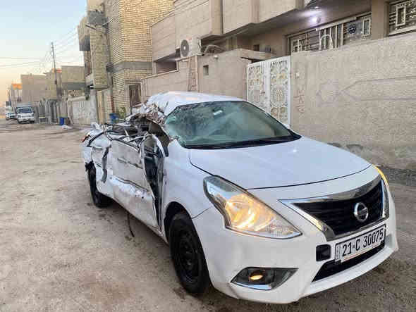 السلام عليكم خوان للبيع نيسان هندي 2020 رقم أربيل تحويل مباشر السياره شغاله وتمشي تبريد ثلج سابقآ مكفوله وحالين متضرره وتنباع على وضعها العنوان بغداد حي النصر رقم الهاتف ***********
