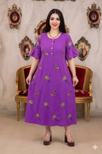 أزرق 4XL • بنفسجي 4XL 5XL • خردلي 5XL