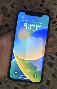 ايفون X ٢٥٦ • بطاريه تعبانة • ظهر مكسور
