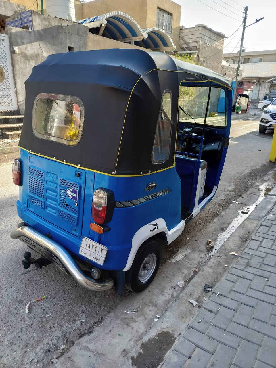 السلام عليكم تكتك للبيع TVSرقم وسنويه مديل 2020/9.تكتك مكينه مبدل بس ولفات تكتك جاهزه اي نقص مابيه مال جناي لسعر 5.500وبيه مجال قليل  مكان بصره رقم لهاتف ***********
