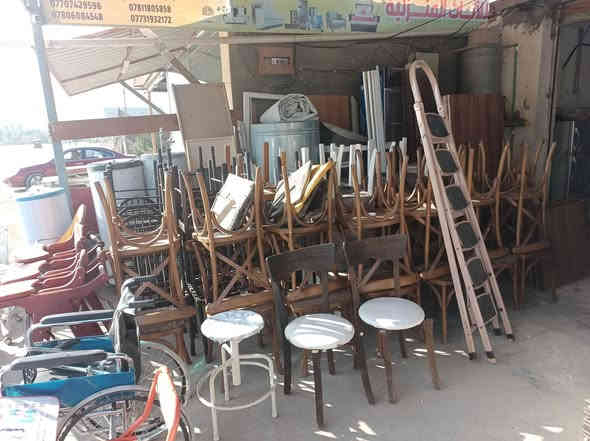 على بركة الله تم وصول حاويه اغراض منزليه باله عنوانه قرب ساحة التشابه ***********
