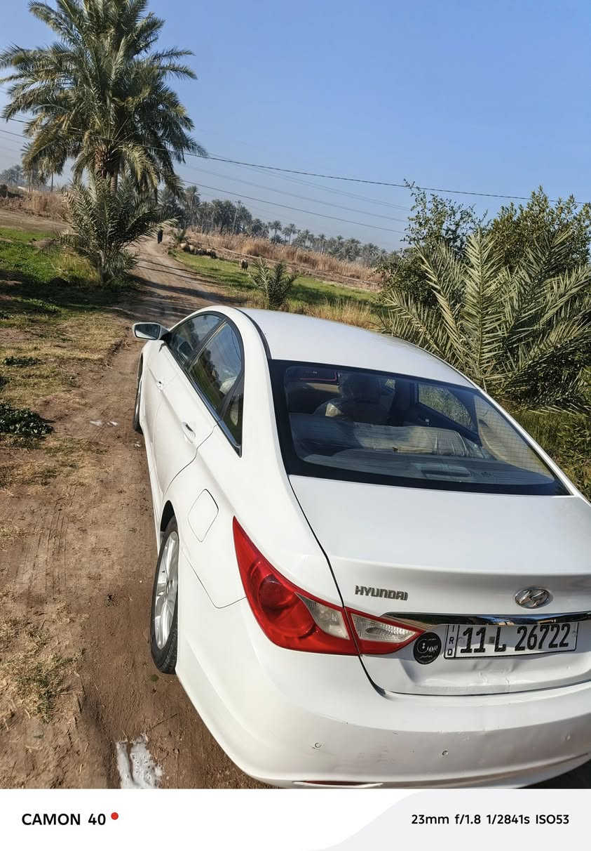 السلام عليكم 
هونداي سوناتا ٢٠١٣ خليجي مكفوله 
محرك و كير و حدادية كارتون 
تدفئة تبريد
مري شفط 
كامره دوارة 
حساسات 
تبريد قطعتين 
تحكم ستيرن 
مكينة ٢٤٠٠ 
٥ ويل كب 
السيارة  احلى من الصور بهواي 
السعر ١٣٠ 
تفاصيل ***********
