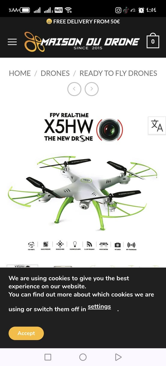 للبيع درون السعر 50 الف الاتصال على الرقم *********** او وتساب نفس الرقم
