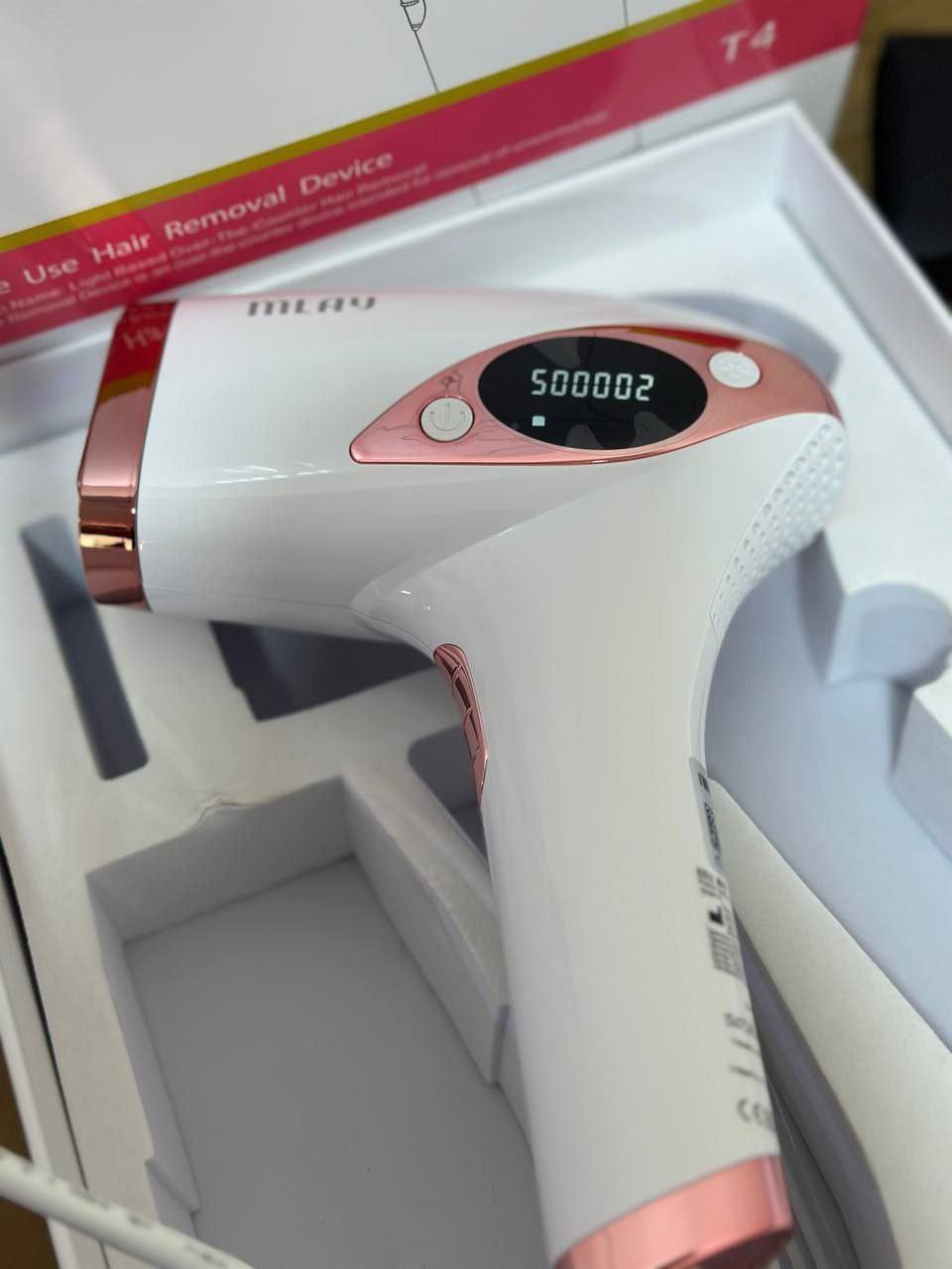 جهاز إزالة الشعر المنزلي  T4 يحتوي على خاصية التبريد ويحتوى ع خمس درجات و 500 الف ومضة ملحقات الجهاز سلك كهربائي + اعواد قطن 
السعر 60 الف فقط


**إذا كنت صاحب هذا الإعلان وتريد حذفه لأي سبب، رجاءا أرسل رسالة إلى الدعم الفني**