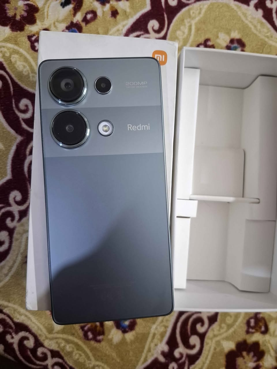 ريدمي نوت 13 برو 

اخو الجديد 

ذاكره 256 رام 8+8

كامره عملاقه 200 ميكه 

شاشه اوملد فول اج دي بلص 

بصمه مدمجه بالشاشه

دبل سبيكر ستيريو

بطاريه 5000 

يدعم الشحن السريع 67واط

كارتون وكفر فقط نقصه شاحنه النجف, العراق


**إذا كنت صاحب هذا الإعلان وتريد حذفه لأي سبب، رجاءا أرسل رسالة إلى الدعم الفني**