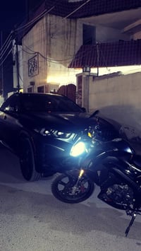 بنلي 180s لونها اسود طافي  ماشيه 5000  بعدها جديده  موديل 2024 احدث مو...