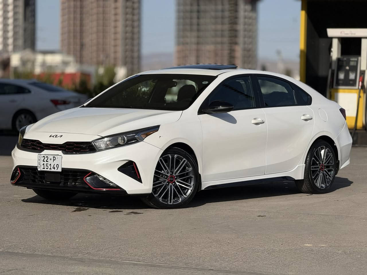 فورتي جي تي 2023🇨🇦
🇨🇦KIA FORTE 2023White
موديل :2023🤍
المحرك : 16توربو 
الحالة : 4 قطع صبغ 
بدون دواخل ايرباك برده فقط
العداد :37 الف ميل
المواصفات:GTفول1؛1   
‏رادار امامي 
كشن حار بارد ♨️❄️
ستيرن هيتر ♨️
كشن خلفي هيتر 
‏ثلاث أنظمة قيادة
كشن جلد 
كشن كهربائي 
سلايت بصمه 
شحن وايرلس 
لايتات زينون 3عدسات
سقف اسود 🖤

السعر : 143$ 
مرقم اربيل

📞☎️
***********
