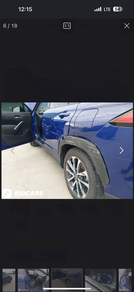 السلام عليكم كورلا كروز ٢٠٢٢ امريكي xle  بانزين فقط فول موصفات حادث خفيف مرجع بال pdr رقم اربيل ماشيه ٦٣ الف كيلو السعر ١٩٠$. ***********
