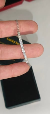 سوار موسنايت • مختوم 925 • ١٨ حجر