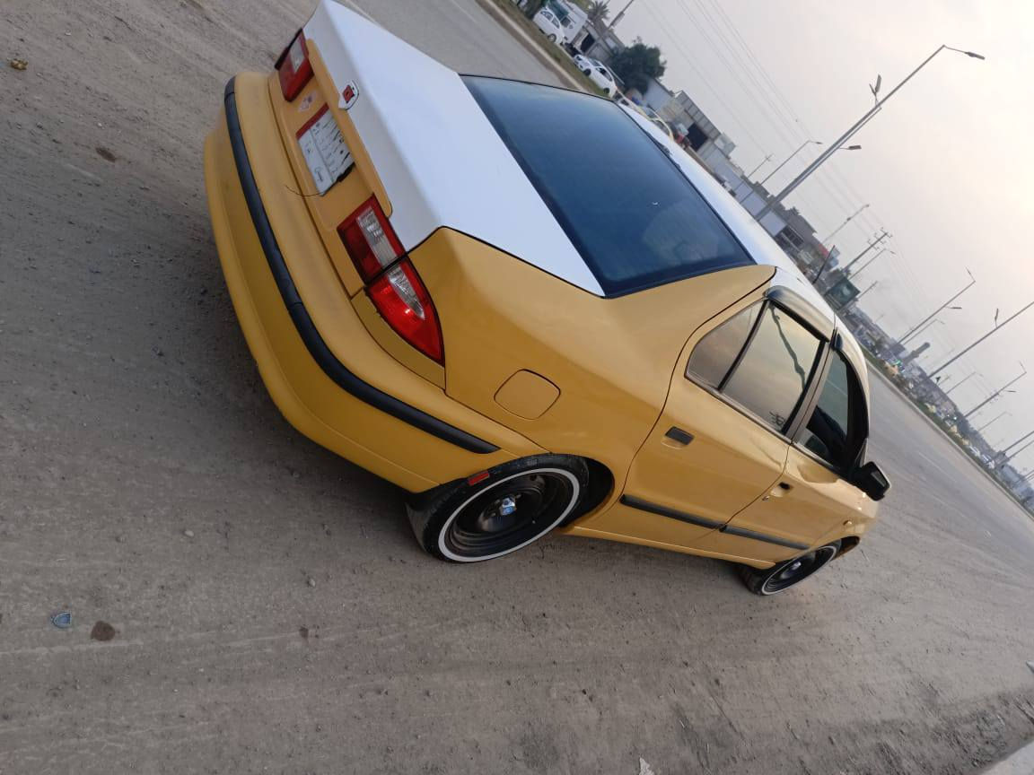 السلام عليكم سمند 11جديده حلوه وجاهزه مطلوبه هيئه 120وغرامات 400السعر المطلوب 36ينزل من سعره الغرامات والهيئة استلم صافي 32بيع أو مراوس حسب القناعه مكينه وكير لابخار ولاتنقيص تخم تاير كهربيات كله شغاله مكاني كوت مركز مدينه ***********
