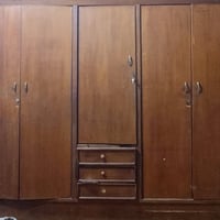 كاونتر • بوفيه • خشب • عرض • قديم • قوي • خزانة • مطبخ • جام • زجاج