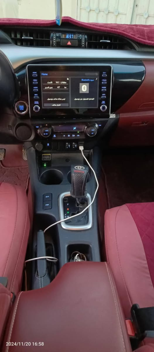 السلام عليكم تويوتا هايلوكس موديل 2024 كفاله عامه كير اوتماتيك رقم بابل تحويل ثاني يوم المكان بابل الحمزه الغربي اللاستفسار ***********
