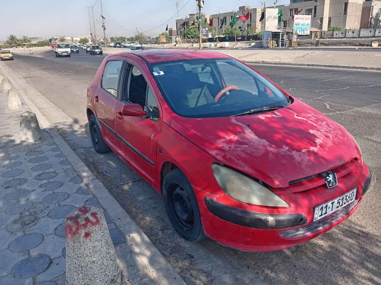 بيجو 307اوتماتيك موديل 2005 السعر 36رقم بغداد مكان السياره حي الجهاد بغداد ***********
