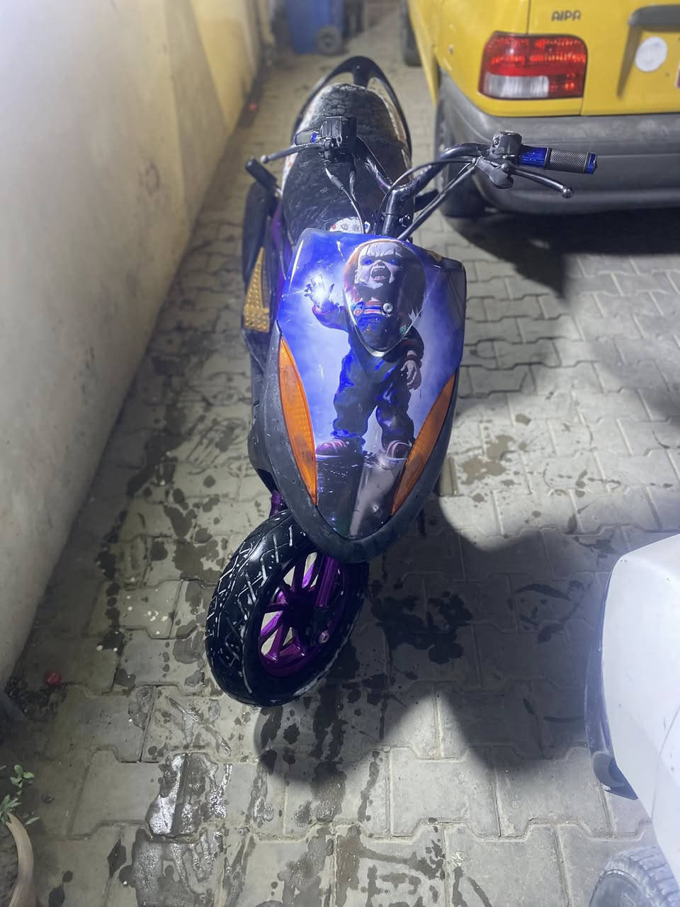 السلام عليكم دراجة ماكس عدلة مال لعب صاروخ ب600 مكاني بغداد المنصور ***********
البجم موشم
الكشن دوشمه رياضي جديد
دوسات ذهبيات
بوشه 55 
سلف55
صلنصه FM
باتري جديد
اشاير وهرونات
يدات سكليتر رياضي وقجمي جديد
شاصي مصبوغ ومضروب كايلر
ويالة رياضي 
تايرات جدد
قبق فلاوين  رياضي
قطرة رياضي
