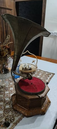 كرام فون HMS • كرنك ميكانيكي • ناقص ابرة