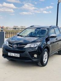 تيوتا راف فور 2014 فول بصمه كشنات جلد + كشنات حار بارد  تحديد مسار نقط...