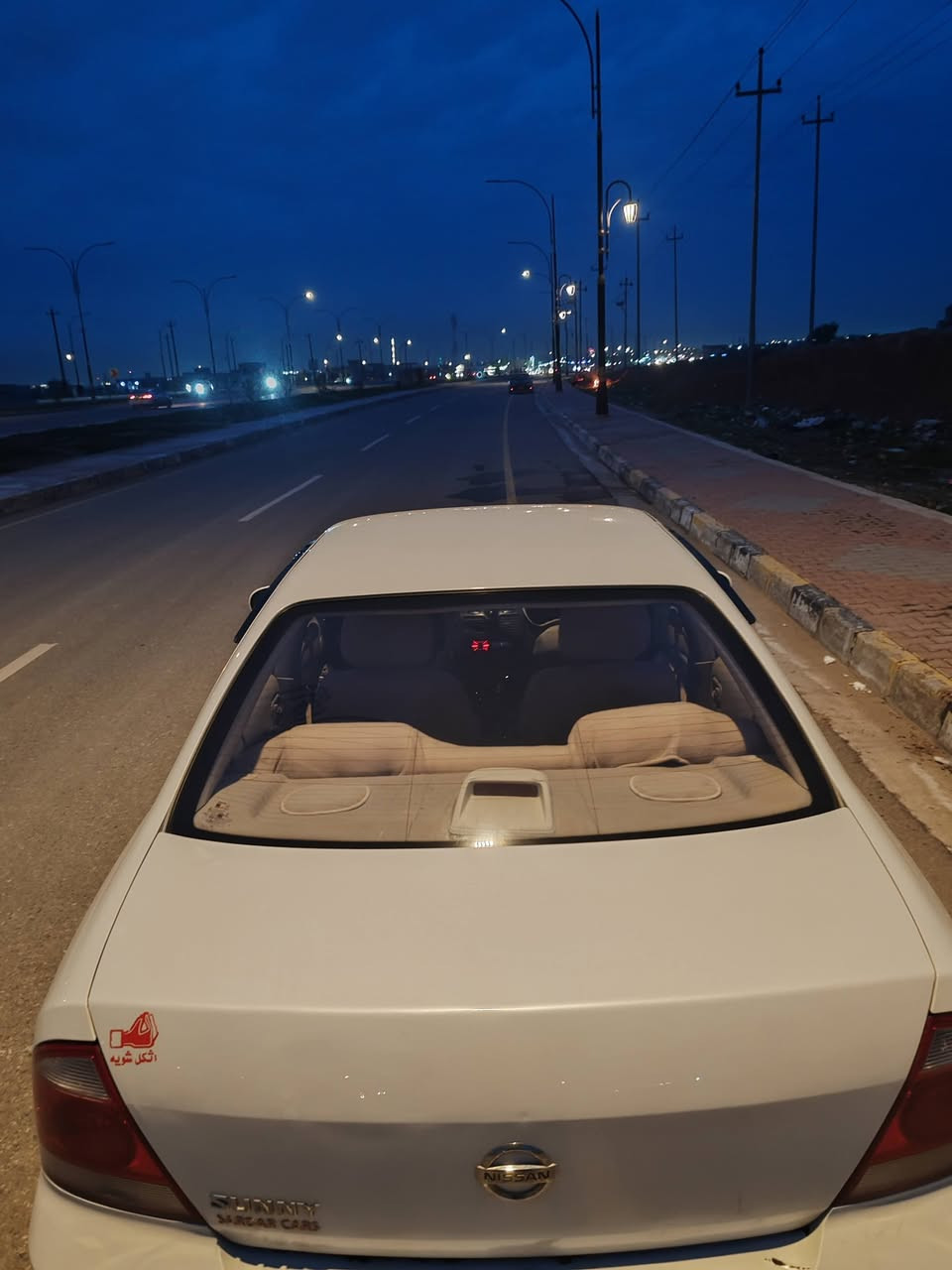 نيسان صني 2007 ورد خليجي رقم انكليزي شرط التحويل كربون بنزين كير توماتيك جام كهرب رقم نينوى بدون صبغ موبيل (***********)(***********)
