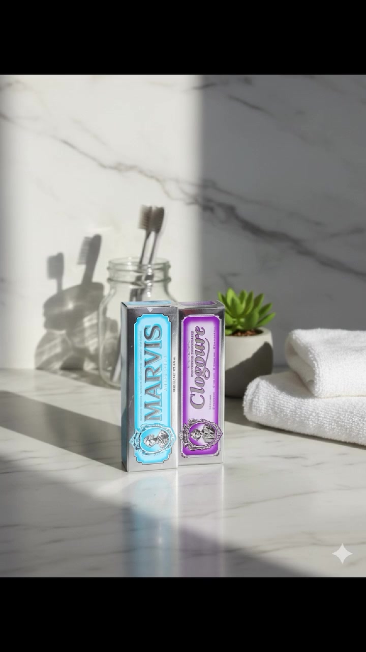 لأن روتينك اليومي يعكس ذوقك، اخترنا لك معجون Marvis الإيطالي. ليس مجرد معجون أسنان، بل هو مزيج مثالي بين الفخامة العصرية والانتعاش الكلاسيكي الذي يدوم طويلاً. 🇮🇹🪥
#ابتسامة_هوليوود #فخامة #عناية_بالأسنان #روتين_صباحي #انتعاش #Lifestyle #MarvisToothpaste #جمال #إيطاليا #عناية_شخصية


**إذا كنت صاحب هذا الإعلان وتريد حذفه لأي سبب، رجاءا أرسل رسالة إلى الدعم الفني**