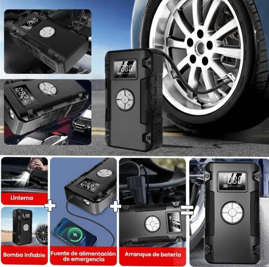 جهاز طوارئ متكامل 3 في 1
جامب ستارتر + منفاخ + كشاف
مثالي للسيارة والسفر
يشحن الموبايل
خفيف وسهل الحمل
حل عملي لكل سائق 🚘(المواصفات)
الموديل: GL963
سعة البطارية: 8000mAh بغداد, العراق


**إذا كنت صاحب هذا الإعلان وتريد حذفه لأي سبب، رجاءا أرسل رسالة إلى الدعم الفني**