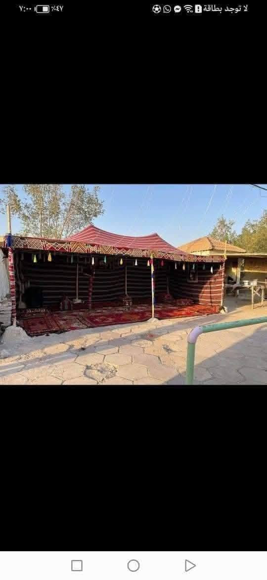 زبائننا الكرام خييم قماش سدو سوري لجميع القياسات  الوان مختلفه
خيمه قياس 6في 4 =225
خيمه قياس 4في 4=175
خيمه قياس 8في 4=270
يوجد توصيل كافة المحافظات للاستفسارالاتصال على الرقم ***********
