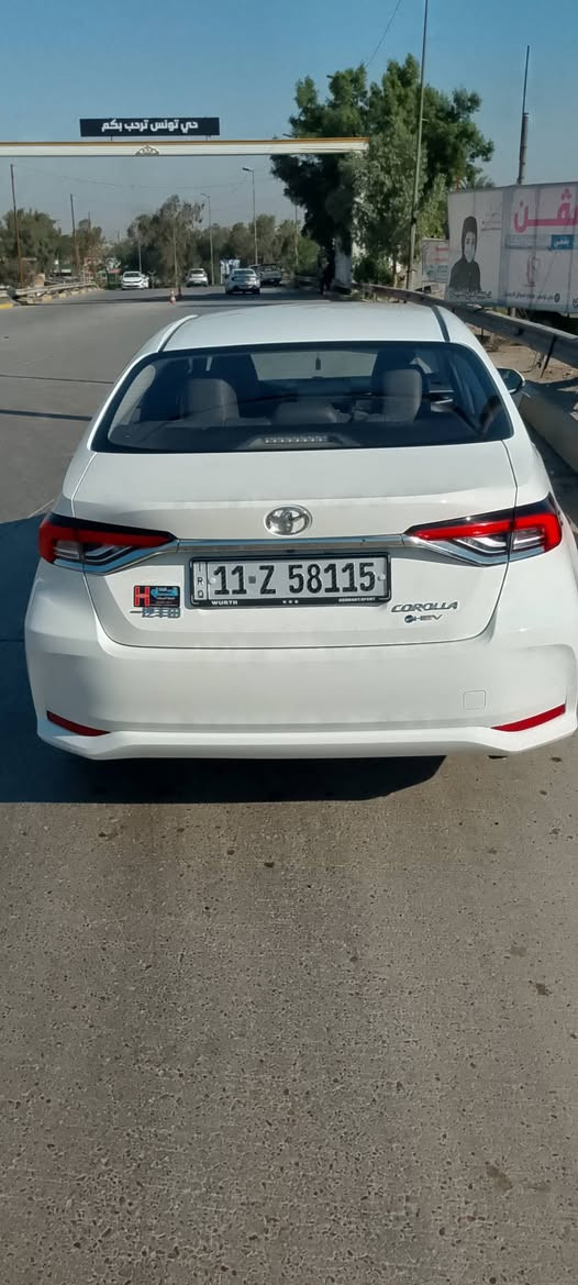 كورلا 2025  HEV  علامه سوده شكل خليجي 

المواصفات 
🛜مكينه 1800 هايبرد شحن ذاتي 
🛜سلايت 
🛜كراسي جلد اصلي 
🛜رادار + تحديد مسار طريق + قيادة ذاتيه 
🛜قرائة علامات الطريق المرورية
🛜بصمة تشغيل + دخول ذكي  يدة الباب
🛜هاندر بريك بصمة + اوتو هولد 
🛜 بطاين بوب حياكه  مطرز 
🛜كيجات ديجتل 
🛜شاشه مسجل +تبريد بيانو + كامره خلفيه دوارة + كار بلي 
🛜تبريد قطعتين 
🛜لايت زينون عالي ناصي + بروجكتر لد زينون 
🛜 حساس اطار + حساس مطر + حساس لايت داينمك  
🛜ايفو مود + مود درايف + مانع انزلاق 
🛜 تحكم  الستيرن كامل مع كروس سرعه
🛜ايرباك عدد 10
🛜ويل كب  حجم 
تغليف الارضية جلد
عنواني بغداد حي تونس افاق عربية 
تلفوني ***********
السعر 151 وبيها مجال بسيط بغداد, العراق
