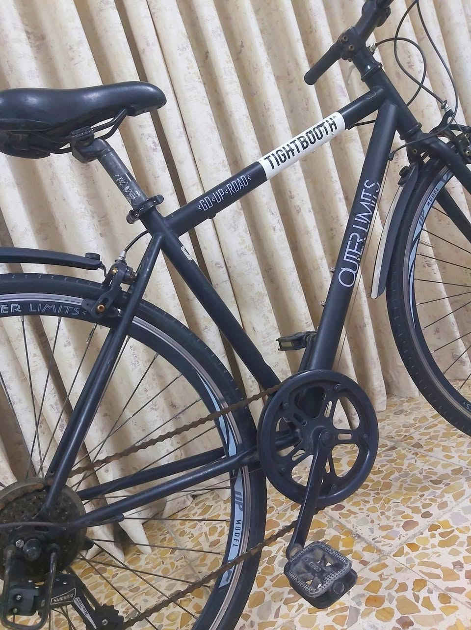 دراجة نوع 700c ماركة OUTER LIMITS ياباني وضع رمبة نظافة 95/%

السعر 100الف وبي مجال 

((العنوان/بغداد/البلديات)) رقم الهاتف ***********
