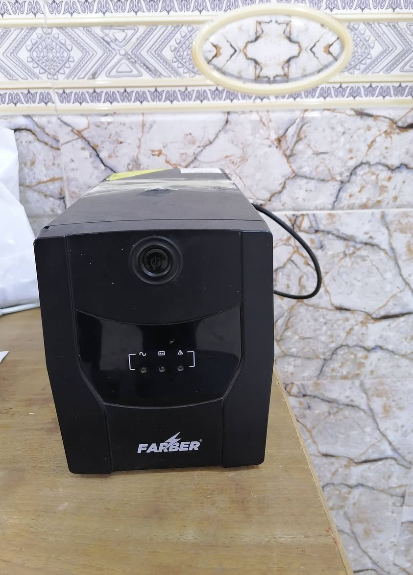 السلام عليكم.
​📌 للبيع: يو بي اس FARBER حجم 1500VA نظيف جداً 🔋.
​ جهاز UPS FARBER (1500VA / 720W)  بحالة ممتازة ومستعمل قليل.

​البطاريات: جديدة 100% ومبدلة جديدة (نظام 24V بطاريتين مو وحدة، يعطي وقت تشغيل طويل).

​السعر: 60 ألف
​المكان: الفلوجة
​التواصل: الشراي يراسلني خاص، والما يشتري لا يظل يعامل بالتعليقات رحمة لوالديكم.


**إذا كنت صاحب هذا الإعلان وتريد حذفه لأي سبب، رجاءا أرسل رسالة إلى الدعم الفني**