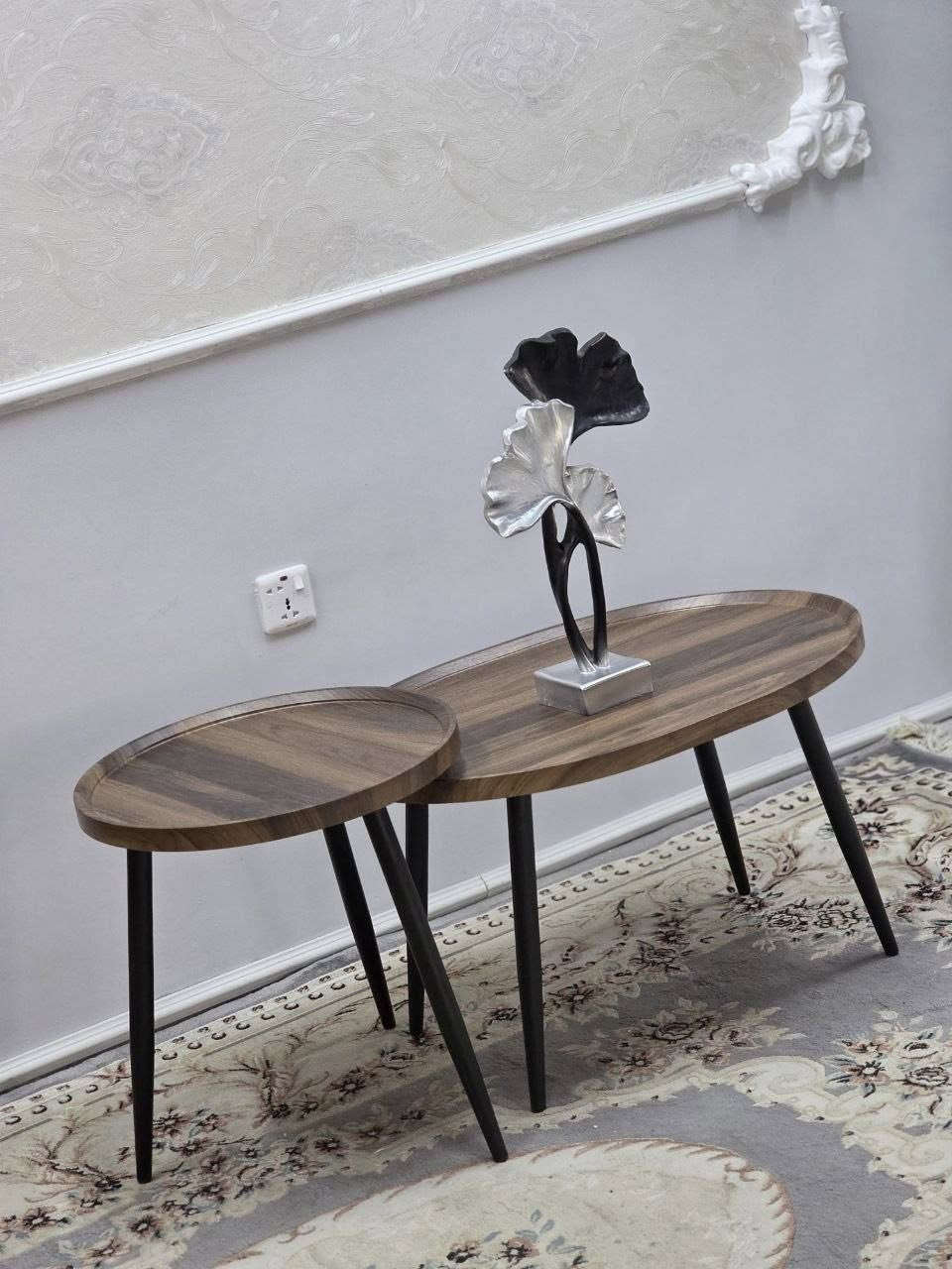 #سارع_بالحجز_ #الجميع
طبلة وسطية قطعتين – خشب سطح + رجل حديد 🔥
تصميم عصري
متداخلة وتوفر مساحة
عملية + شكل فخم بنفس الوقت 💪
📏 القياسات:
🔸 الدائرية:
▪️ القطر: ٥٢ سم
▪️ الارتفاع: ٥٣ سم
🔸 البيضوية:
▪️ الطول: ٧٩ سم
▪️ الارتفاع: ٤٨ سم
#التوصيل مجاني
للحجز والاستفسار مراسله الصفحة او الاتصال بالرقم***********
