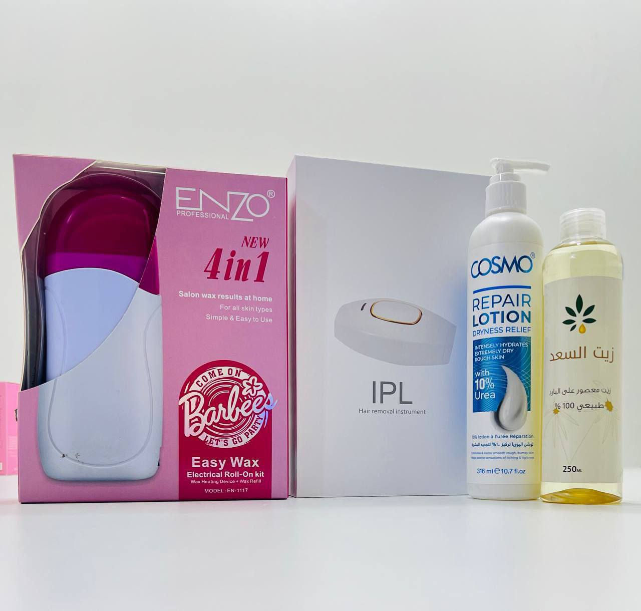 ✨ باكج العناية وإزالة الشعر المتكامل ✨
إذا تريدين نعومة صالونات وإنتِ بالبيت 😍 هذا البكج يجمع أفضل الطرق لإزالة الشعر + عناية مكثفة للبشرة بعد الإزالة 💗
تقنية حديثة تقلل نمو الشعر تدريجياً مع الاستخدام المنتظم 🌸
مريح وسهل الاستخدام داخل البيت – بديل اقتصادي عن جلسات العيادات 💡
3️⃣ لوشن COSMO Repair Lotion
ترطيب عميق بعد إزالة الشعر 💧
يهدئ الاحمرار ويعالج الجفاف بفضل احتوائه على اليوريا، يخلي بشرتك ناعمة ومرتبة ✨
4️⃣ زيت السعد الطبيعي 100%
يساعد على إبطاء نمو الشعر مع الاستمرار 🌿
ينطي نعومة ولمعان ويغذي البشرة بعد الإزالة
🌸 ليش تختارين هذا البكج؟
✔ يوفرلك أكثر من طريقة إزالة حسب راحتك
✔ عناية كاملة قبل وبعد الإزالة
✔ يوفر فلوس الصالونات
✔ مناسب لكل أنواع البشرة #يوجد #توصيل #الكافه #المحافضات#العراق @إشارة


**إذا كنت صاحب هذا الإعلان وتريد حذفه لأي سبب، رجاءا أرسل رسالة إلى الدعم الفني**