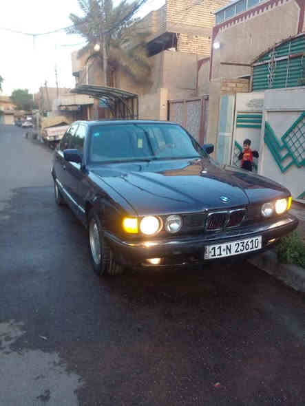 للبيع بي ام موديل موديل ٩١ حجم ٧٣٥
 محرك بلادي جديد كير اوتماتيك جديد تبريد ثلج كهربائيات كلها شغاله غرفة اوكاعية حلوة اونضيفة صدر أمامي خلفي جديد نقص دبل الخلفي الايمن سيارة جاهزة اوخير من الله رقم انكليزي هزة جديدة سنوية ٢٨ بس صاحبي شرط تحويل ثاني يوم نقص الجامة الخلفية جانت تشتغل اووكفت اومال السائق متنزل كلها مصبوغة عام الدعامية يرادلها صبغ قفلها ٤٦ ورقة بغداد الحرية رقمي *********** رجاء لحد يسئل شبيها كلشي كاتب او موضح بلمنشور بغداد
