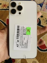 آيفون 13 برو ماكس • ابيض • بطارية ٩١٪