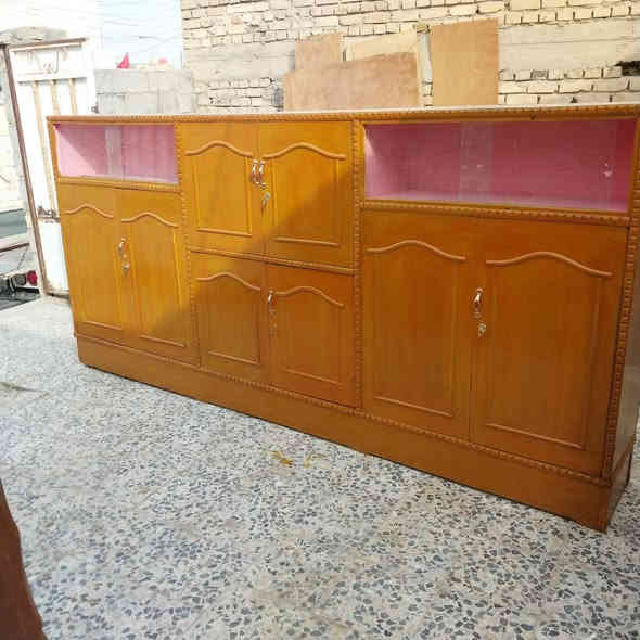 للبيع بوفيه جديده خشب صاج ثقيل درجه اولى سعر ١٥٠ العنوان ميسان قضاء المجر الكبير ستفسار ***********
