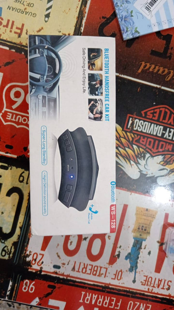 السعر 15 الف 

هذا المنتج هو جهاز بلوتوث للتحدث الحر داخل السيارة (Bluetooth Handsfree Car Kit) طراز WS-128. 
يوفر جودة صوت عالية الدقة (High Definition sound quality).
يتميز بوضع استعداد طويل جداً (Super-Long Standby).
يعزز القيادة الآمنة من خلال السماح بالمكالمات دون استخدام اليدين.


**إذا كنت صاحب هذا الإعلان وتريد حذفه لأي سبب، رجاءا أرسل رسالة إلى الدعم الفني**