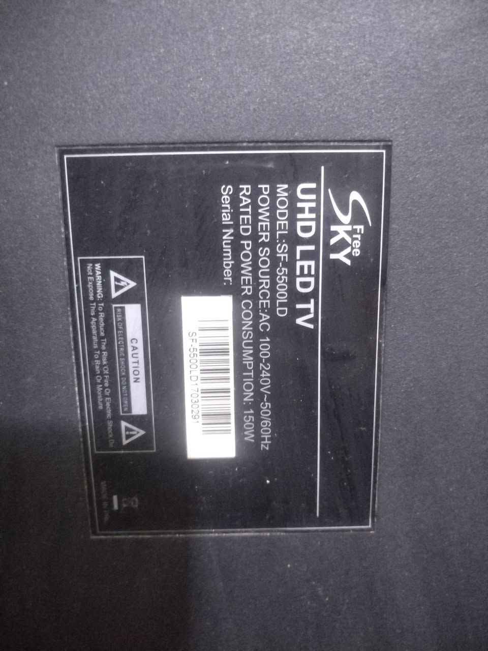 للبيع شاشه 55 نوعfree sky عطلها لدات
سعر ١٥٠ مكان بغداد سبع ابكار


**إذا كنت صاحب هذا الإعلان وتريد حذفه لأي سبب، رجاءا أرسل رسالة إلى الدعم الفني**